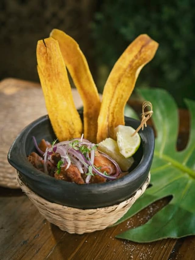 Ceviche de Chicharrón.