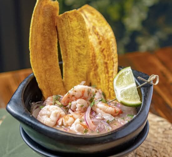CEVICHE DE CAMARONES